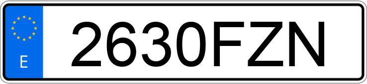 Numer rejestracyjny 2630FZN posiada PEUGEOT 207 Numer rejestracyjny 2630FZN posiada PEUGEOT 207