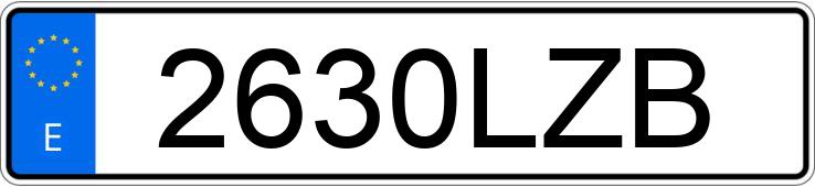 Numer rejestracyjny 2630LZB posiada FORD FOCUS