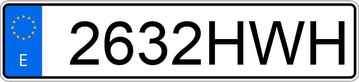 Numer rejestracyjny 2632HWH posiada VOLKSWAGEN GOLF Numer rejestracyjny 2632HWH posiada VOLKSWAGEN GOLF