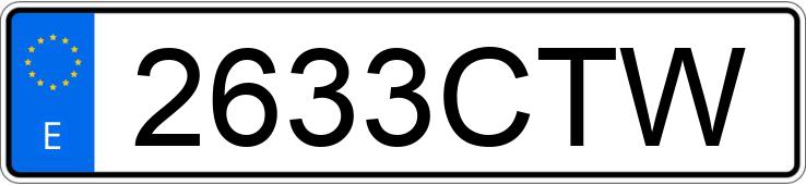 Numer rejestracyjny 2633CTW posiada RENAULT CLIO Numer rejestracyjny 2633CTW posiada RENAULT CLIO