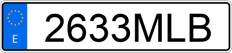 Numer rejestracyjny 2633MLB posiada TOYOTA RAV4