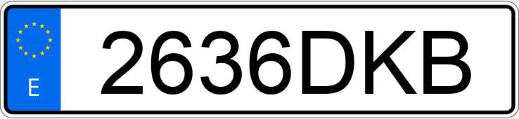 El número de registro 2636DKB tiene FORD FOCUS C-MAX