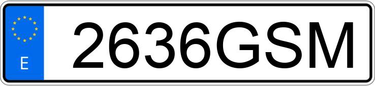 Numer rejestracyjny 2636GSM posiada LAND ROVER DEFENDER