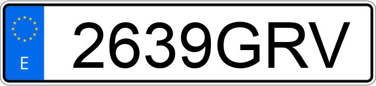 Numer rejestracyjny 2639GRV posiada VOLVO XC60 Numer rejestracyjny 2639GRV posiada VOLVO XC60