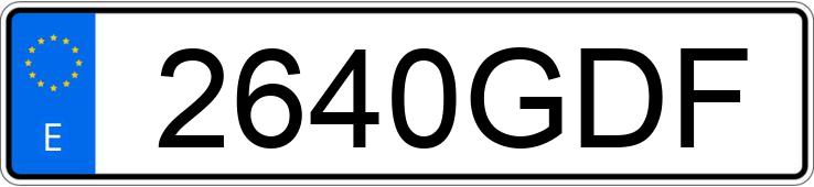 Numer rejestracyjny 2640GDF posiada SEAT IBIZA Numer rejestracyjny 2640GDF posiada SEAT IBIZA