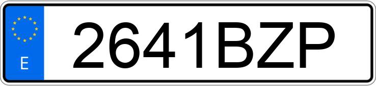 Numer rejestracyjny 2641BZP posiada SKODA OCTAVIA