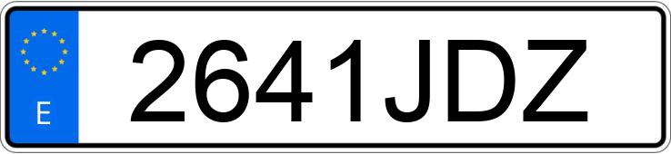 Numer rejestracyjny 2641JDZ posiada SCANIA SERIE P