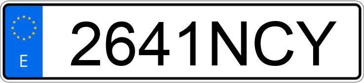 Numer rejestracyjny 2641NCY posiada SEAT LEON Numer rejestracyjny 2641NCY posiada SEAT LEON