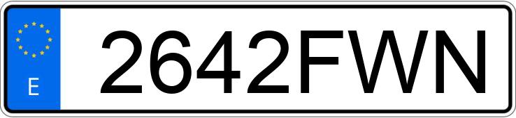 Numer rejestracyjny 2642FWN posiada VOLKSWAGEN PASSAT Numer rejestracyjny 2642FWN posiada VOLKSWAGEN PASSAT