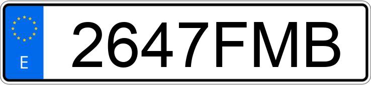 Numer rejestracyjny 2647FMB posiada TOYOTA AVENSIS SOL D4D 2.2