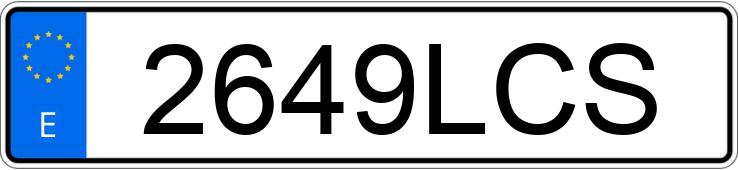 Numer rejestracyjny 2649LCS posiada CITROEN BERLINGO Numer rejestracyjny 2649LCS posiada CITROEN BERLINGO