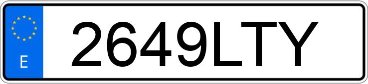 Numer rejestracyjny 2649LTY posiada SEAT ARONA Numer rejestracyjny 2649LTY posiada SEAT ARONA
