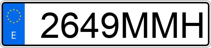 Numer rejestracyjny 2649MMH posiada AUDI Q3 SPORTBACK