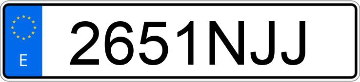 Numer rejestracyjny 2651NJJ posiada SEAT LEON