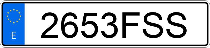 Numer rejestracyjny 2653FSS posiada VOLKSWAGEN GOLF Numer rejestracyjny 2653FSS posiada VOLKSWAGEN GOLF