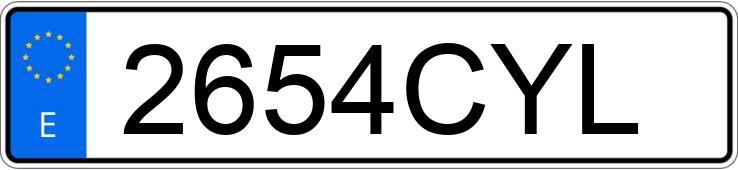 Numer rejestracyjny 2654CYL posiada AUDI A3 Numer rejestracyjny 2654CYL posiada AUDI A3