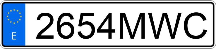 Numer rejestracyjny 2654MWC posiada PEUGEOT RIFTER Numer rejestracyjny 2654MWC posiada PEUGEOT RIFTER