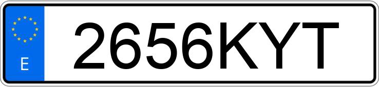 Numer rejestracyjny 2656KYT posiada BMW SERIE 4 Numer rejestracyjny 2656KYT posiada BMW SERIE 4