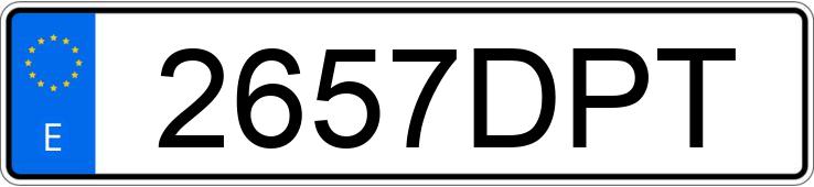 Numer rejestracyjny 2657DPT posiada IVECO DAILY