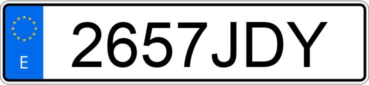 Numer rejestracyjny 2657JDY posiada MERCEDES S (222)