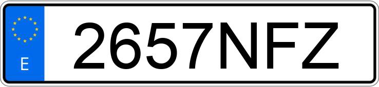 Numer rejestracyjny 2657NFZ posiada TOYOTA COROLLA Numer rejestracyjny 2657NFZ posiada TOYOTA COROLLA