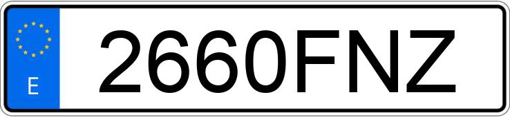 Numer rejestracyjny 2660FNZ posiada VOLKSWAGEN TOUAREG