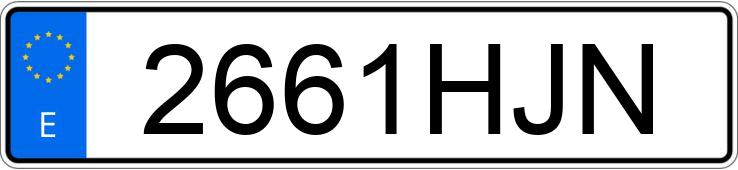 Numer rejestracyjny 2661HJN posiada VOLKSWAGEN SCIROCCO