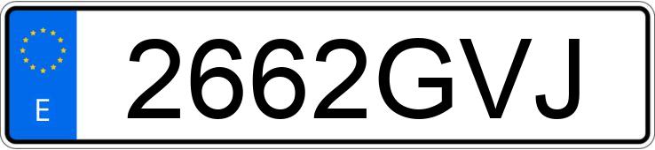 Numer rejestracyjny 2662GVJ posiada MERCEDES SPRINTER