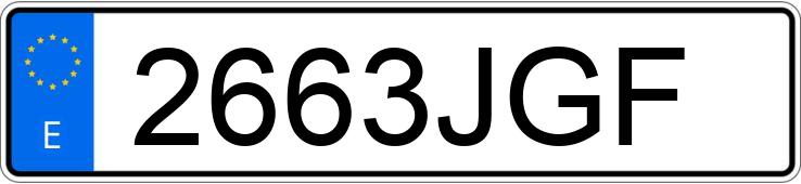 Numer rejestracyjny 2663JGF posiada SEAT LEON