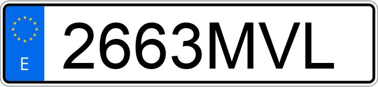 Numer rejestracyjny 2663MVL posiada FIAT PANDA