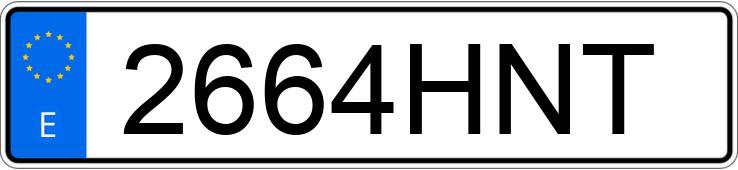 Numer rejestracyjny 2664HNT posiada PEUGEOT 208