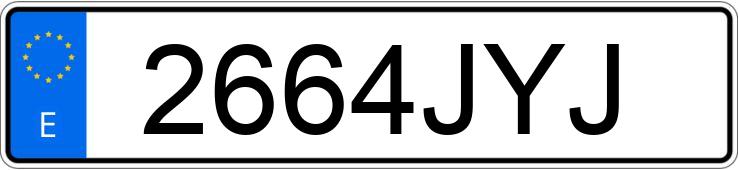 Numer rejestracyjny 2664JYJ posiada AUDI Q3 Numer rejestracyjny 2664JYJ posiada AUDI Q3