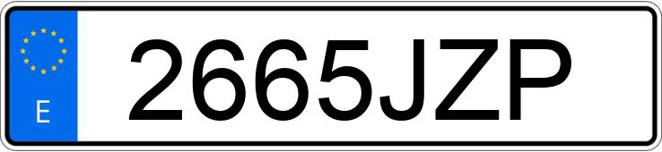 Numer rejestracyjny 2665JZP posiada AUDI A4