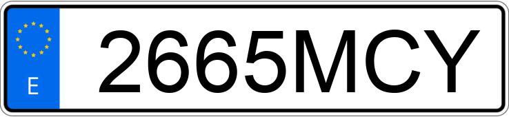 Numer rejestracyjny 2665MCY posiada SEAT ARONA