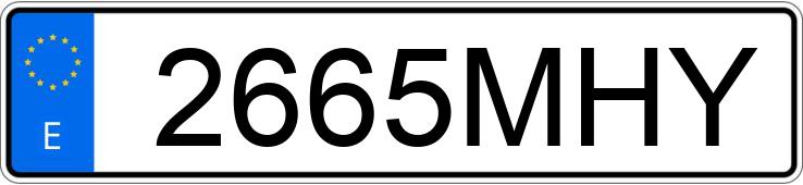 Numer rejestracyjny 2665MHY posiada AUDI Q5 SPORTBACK