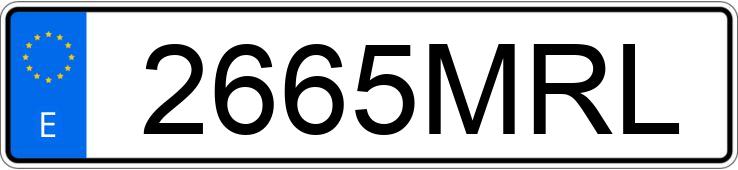 Numer rejestracyjny 2665MRL posiada RENAULT CLIO