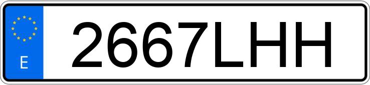 Numer rejestracyjny 2667LHH posiada MOTRON CUBERTINO