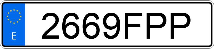 Numer rejestracyjny 2669FPP posiada NISSAN CABSTAR 110.35 CHC C BASIC ABATBL