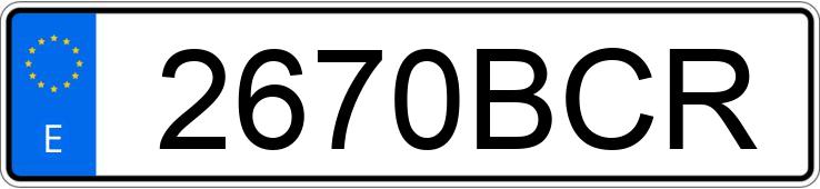 Numer rejestracyjny 2670BCR posiada HONDA CIVIC Numer rejestracyjny 2670BCR posiada HONDA CIVIC