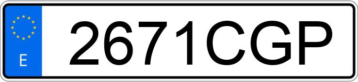 Numer rejestracyjny 2671CGP posiada VOLKSWAGEN POLO