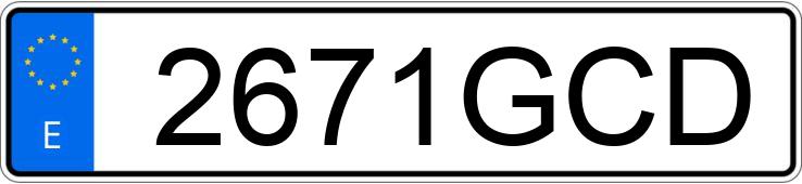 Numer rejestracyjny 2671GCD posiada SEAT LEON Numer rejestracyjny 2671GCD posiada SEAT LEON