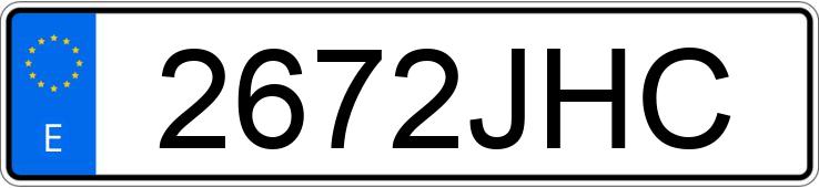 Numer rejestracyjny 2672JHC posiada MAZDA MAZDA3 Numer rejestracyjny 2672JHC posiada MAZDA MAZDA3