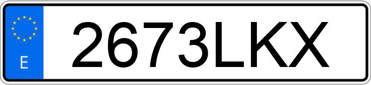 Numer rejestracyjny 2673LKX posiada MERCEDES S (217)