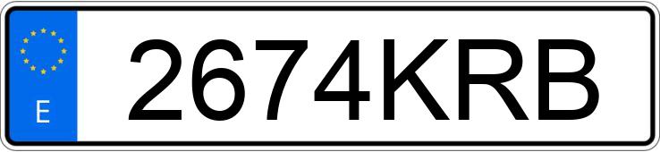 Numer rejestracyjny 2674KRB posiada FORD KUGA Numer rejestracyjny 2674KRB posiada FORD KUGA