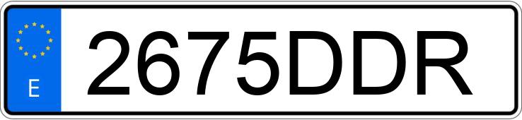 Numer rejestracyjny 2675DDR posiada BMW SERIE 3