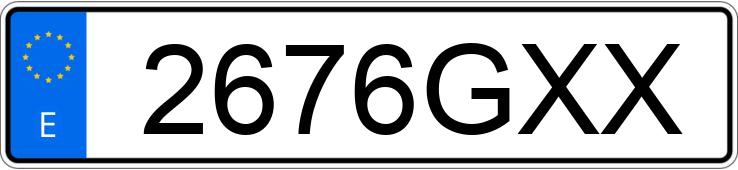 Numer rejestracyjny 2676GXX posiada ALFA ROMEO GIULIETTA