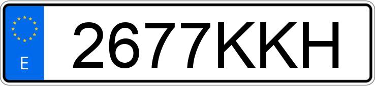 Numer rejestracyjny 2677KKH posiada FORD RANGER