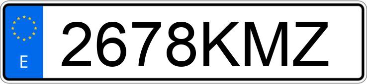 Numer rejestracyjny 2678KMZ posiada MINI MINI Numer rejestracyjny 2678KMZ posiada MINI MINI