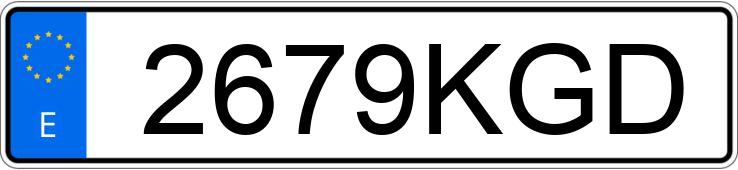 Numer rejestracyjny 2679KGD posiada DACIA DUSTER