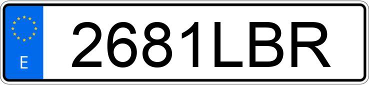 Numer rejestracyjny 2681LBR posiada MERCEDES E (213)